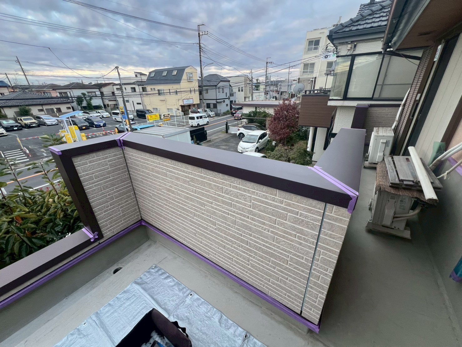 茨城県取手市にて雨漏り修理〈一階和室天井からの雨漏り・ベランダ改修工事〉の施工後写真